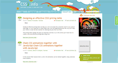Desktop Screenshot of news.css3.info